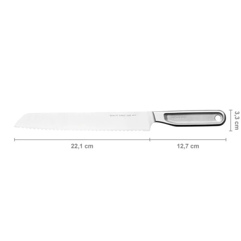 Veitset Ja Leikkuulaudat^Fiskars All Steel leipäveitsi