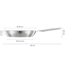 Paistoastiat^Fiskars All Steel paistinpannu 26 cm