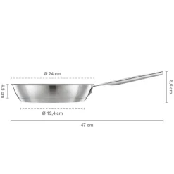 Paistoastiat^Fiskars All Steel paistinpannu 24 cm