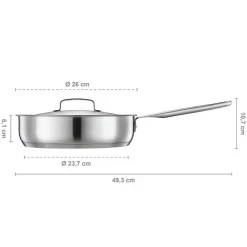 Paistoastiat^Fiskars All Steel paistokasari 26 cm