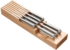 Veitset Ja Leikkuulaudat^Fiskars All Steel puinen veitsiteline vetolaatikkoon
