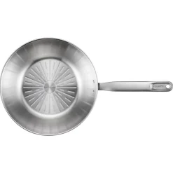 Paistoastiat^Fiskars All Steel pure wokkipannu 28 cm, pinnoittamaton