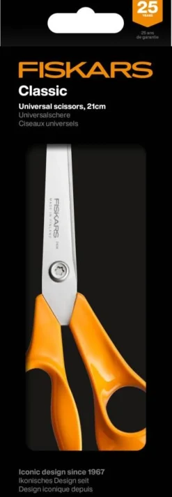 Sakset^Fiskars Classic yleissakset 21 cm keittiö