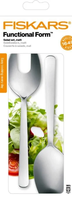Tarjoilu^Fiskars Functional Form Salaattivälineet 2 kpl