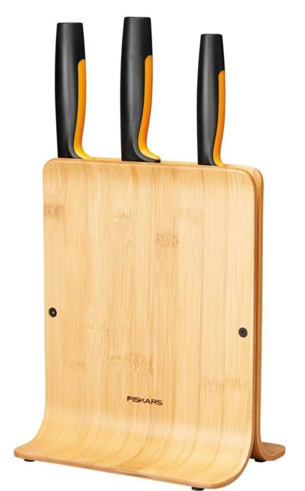 Veitset Ja Leikkuulaudat^Fiskars Functional Form veitsitukki bambu (sis. 3 veistä)