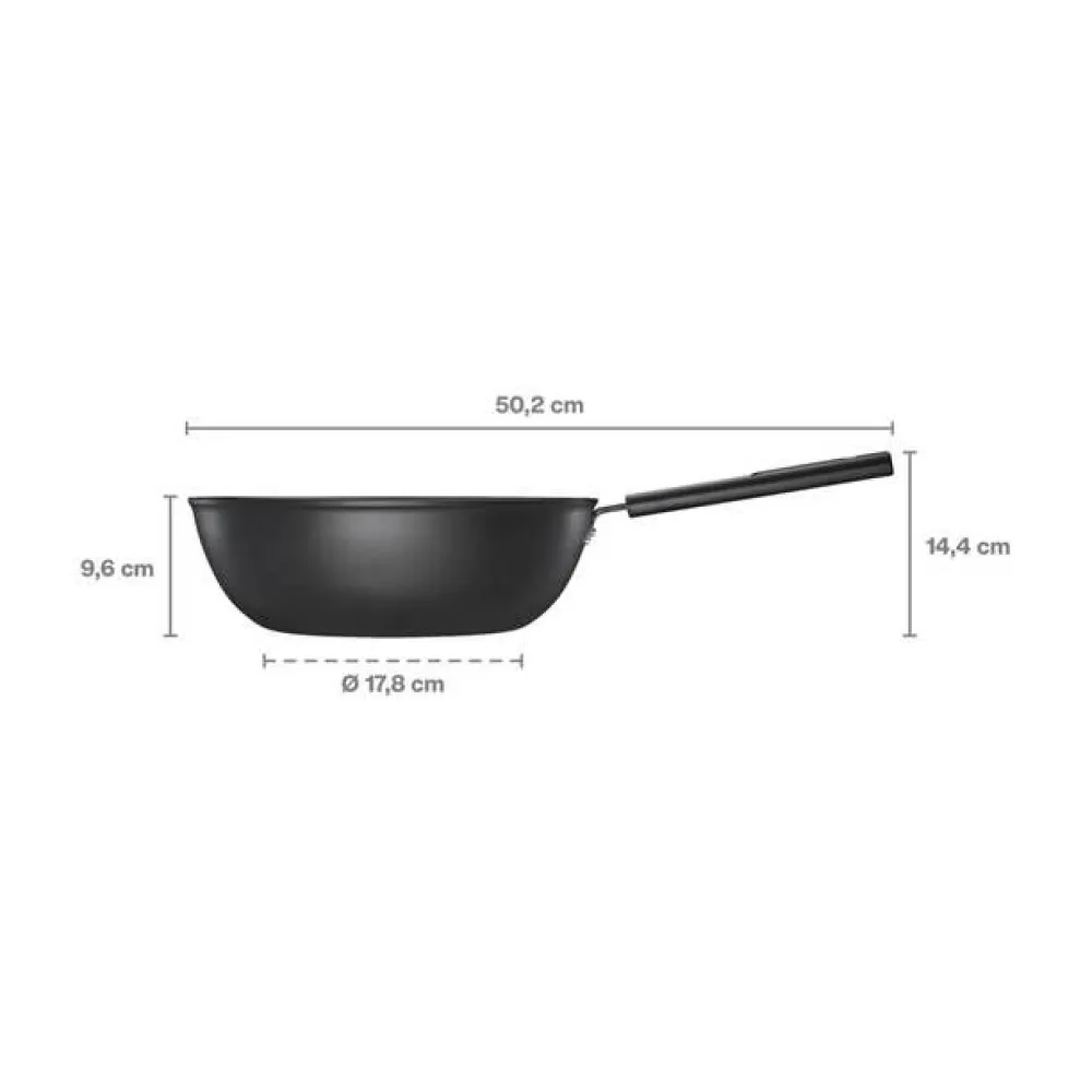 Paistoastiat^Fiskars Hard Face wokkipannu 28 cm / 4, 5 l