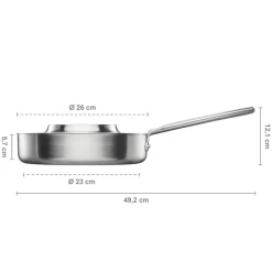 Paistoastiat^Fiskars Norden paistokasari 26 cm kannella