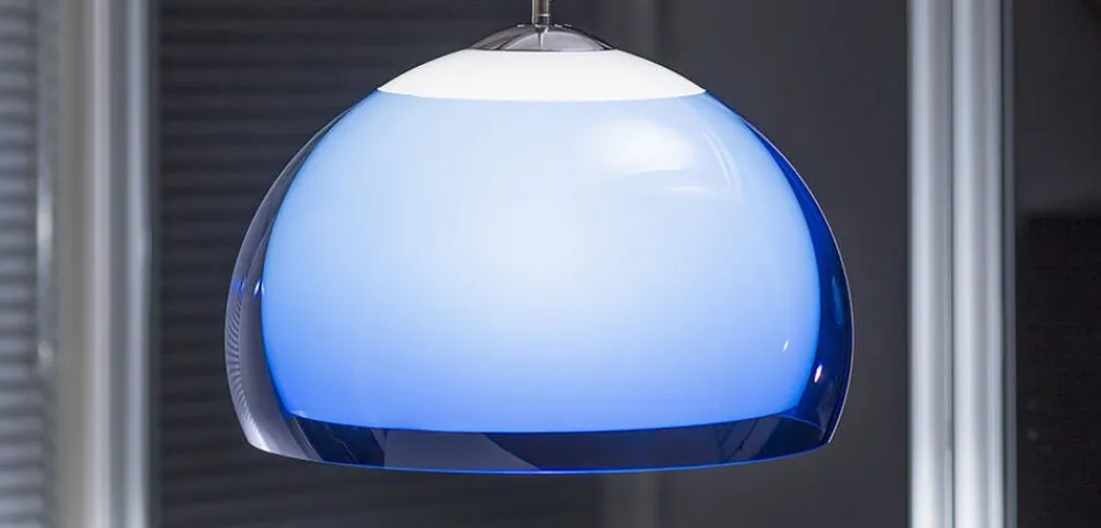 Sisustusvalaisimet^Fosto Dipol Ø 460 mm riippuvalaisin sininen