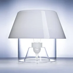 Sisustusvalaisimet^Fosto Lamppa Ø 300 mm pöytävalaisin opaalinvalkea / kirkas