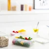 Ruoansäilytys Ja Järjestys^Smartstore Gastromax Tiiviörasia 1 L läpinäkyvä/valkoinen