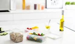 Ruoansäilytys Ja Järjestys^Smartstore Gastromax Tiiviörasia 1 L läpinäkyvä/valkoinen