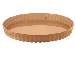 Tarjoilu^Guzzini Tiffany pyöreä tarjotin 35,6 cm terrakotta
