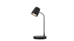 Sisustusvalaisimet^Heat Study LED pöytävalaisin 4,5W 38 cm musta