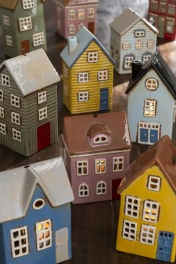Lyhdyt Ja Kynttilänjalat^IB Laursen talolyhty Nyhavn keltainen