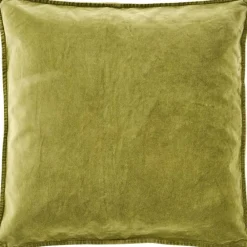 Sisustustekstiilit^IB Laursen tyynynpäällinen sametti herbal green