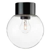 Ulkovalaisimet^Ifu00f6 Electric Ifö Electric Classic Glob Ø150mm, musta, suora posliinikanta