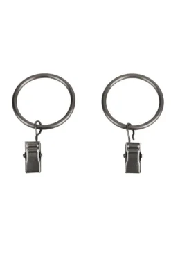 Verhot Ja Verhotarvikkeet^Ihanin verhorenkaat nipistimellä 25/32 mm antrasiitti