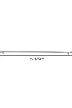 Verhot Ja Verhotarvikkeet^Ihanin verhotanko Cafe 75-125 cm hopea