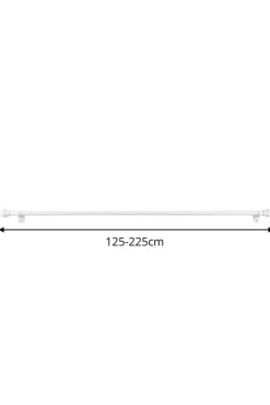 Verhot Ja Verhotarvikkeet^Ihanin verhotanko Cafe 125-220 cm valkoinen
