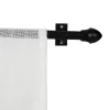 Verhot Ja Verhotarvikkeet^Ihanin verhotanko Cafe 75-125 cm musta
