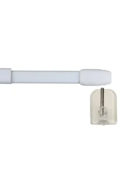 Verhot Ja Verhotarvikkeet^Ihanin verhotanko Cafe-mini 75-125 cm valkoinen