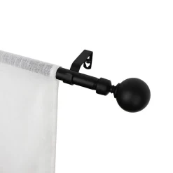 Verhot Ja Verhotarvikkeet^Ihanin verhotanko Mira 160-310 cm mattamusta