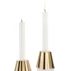 Lyhdyt Ja Kynttilänjalat^Iittala Aalto kynttilänjalka 50+65 mm messinki 2 kpl