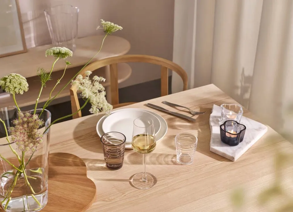 Astiat^Iittala Aino Aalto Juomalasi 22 cl pellava 2 kpl