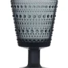 Astiat^Iittala Kastehelmi juomalasi 26 cl 2 kpl tummanharmaa