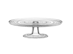 Tarjoilu^Iittala Kastehelmi Kakkuvati 315 mm kirkas