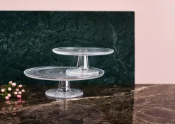 Tarjoilu^Iittala Kastehelmi Kakkuvati 315 mm kirkas