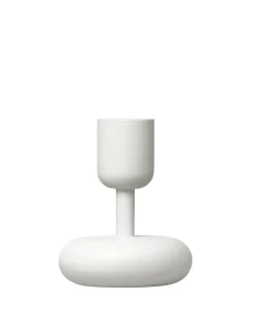 Lyhdyt Ja Kynttilänjalat^Iittala Nappula Kynttilänjalka 107 mm valkoinen