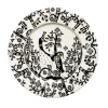 Astiat^Iittala Taika Lautanen 22 cm musta