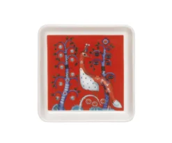 Astiat^Iittala Taika lautanen Taika neliö 12x12 cm punainen