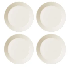 Astiat^Iittala Teema valkoinen lautanen 21 cm 4 kpl