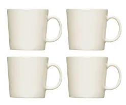 Astiat^Iittala Teema valkoinen muki 0,3L 4 kpl