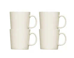 Astiat^Iittala Teema valkoinen muki 0,3L 4 kpl