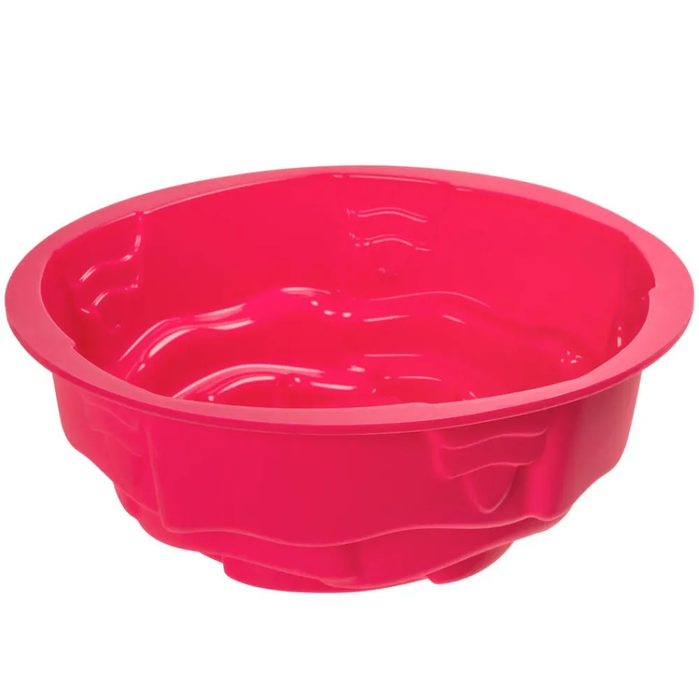 Leivonta^Iloleipuri ruusuvuoka 23 cm silikonia pinkki