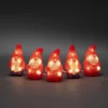 Koriste- Ja Kausivalot^Konstsmide akryylivalosarja Joulupukit 5 kpl/setti  40 x LED