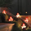 Koriste- Ja Kausivalot^Konstsmide akryylivalosarja Lumiukot 5 kpl/setti 40 x LED