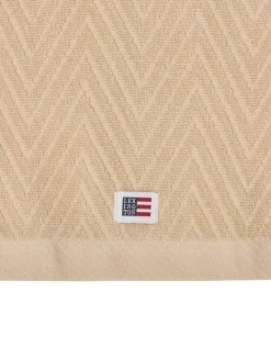 Kylpyhuone- Ja Saunatekstiilit|Kylpyhuone- Ja Saunatekstiilit^Lexington pyyhesetti 30x50 cm herringbone 2 kpl beige