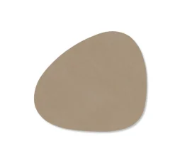 Keittiötekstiilit^LIND DNA lasinalunen Nupo Curve Clay Brown