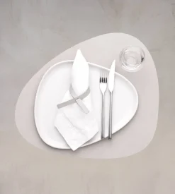 Keittiötekstiilit^LIND DNA pöytätabletti Nupo Curve L Oyster