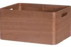 Säilytyskorit Ja Laatikot|Ruoansäilytys Ja Järjestys^4Living puulaatikko 35x26x18 cm ruskea