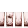 Astiat^Lyngby lasi Highball Sorrento 38 cl 4 kpl/pkt Pink