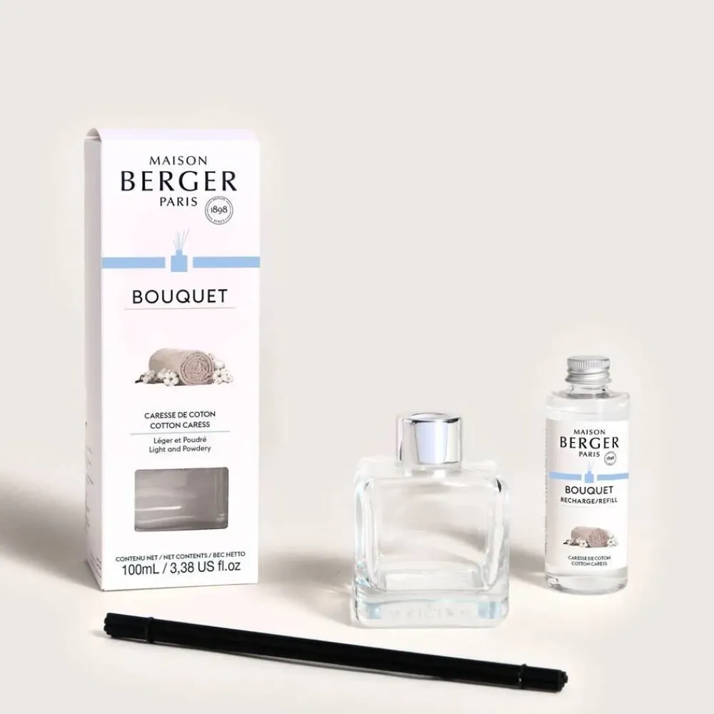 Tuoksukynttilät Ja Huonetuoksut|Kynttilät Ja Huonetuoksut^Maison Berger huonetuoksu Cotton Caress 100 ml
