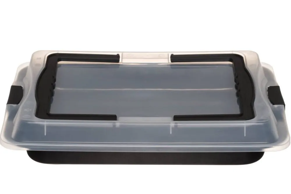 Leivonta^Maku Bake&Carry piirakkavuoka + kansi 3,45 L 42x30x4,5 cm mu