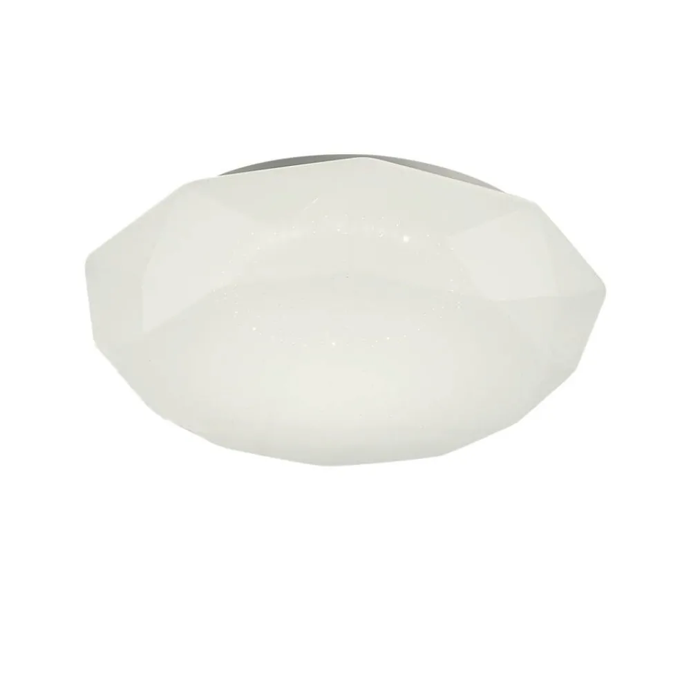 Sisustusvalaisimet^Mantra plafondi Diamante Smart 33 cm valkoinen