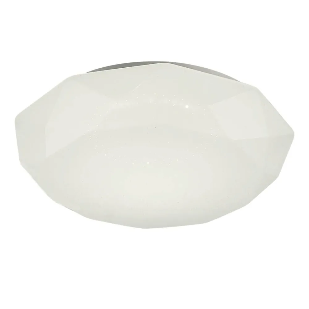 Sisustusvalaisimet^Mantra plafondi Diamante Smart 51,5 cm valkoinen