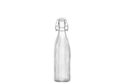 Juoma- Ja Baaritarvikkeet|Ruoansäilytys Ja Järjestys^Marjukka lasipullo patenttikorkilla pystyraidat 550 ml